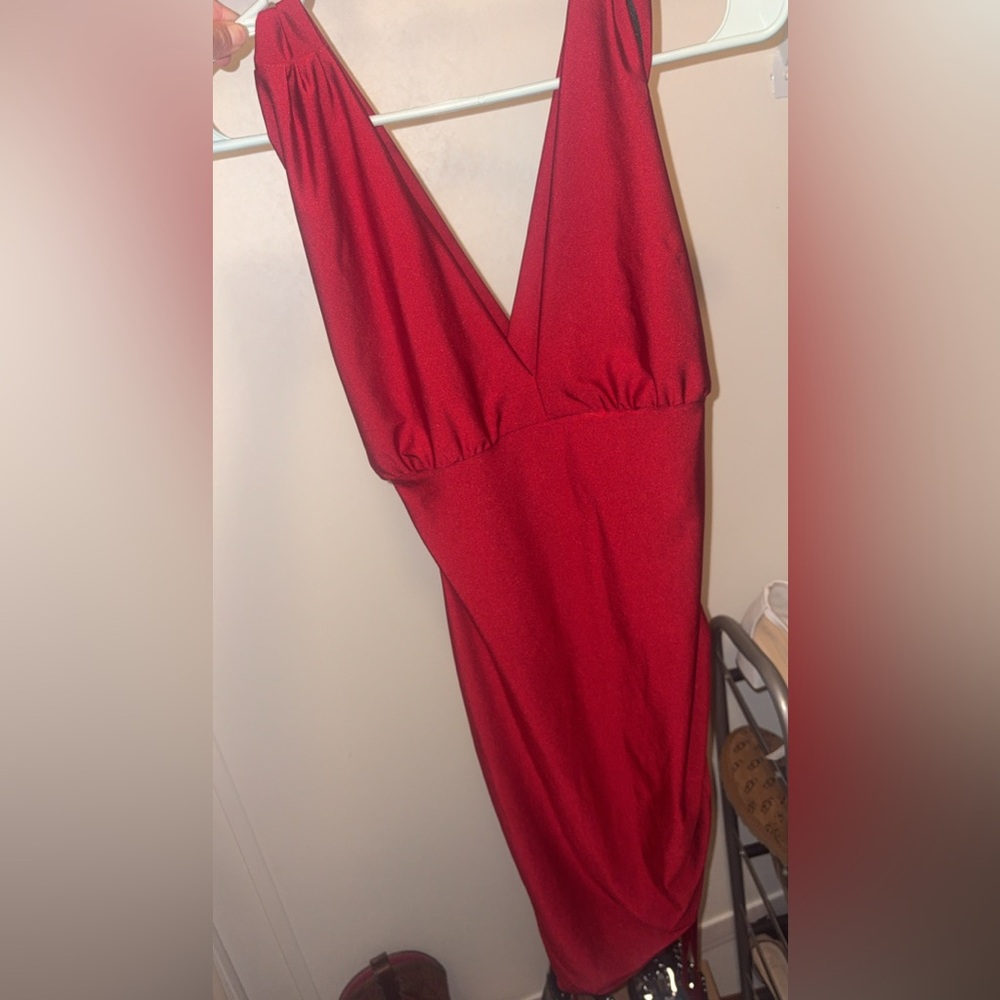 Windsor Bold Red Mini Dress